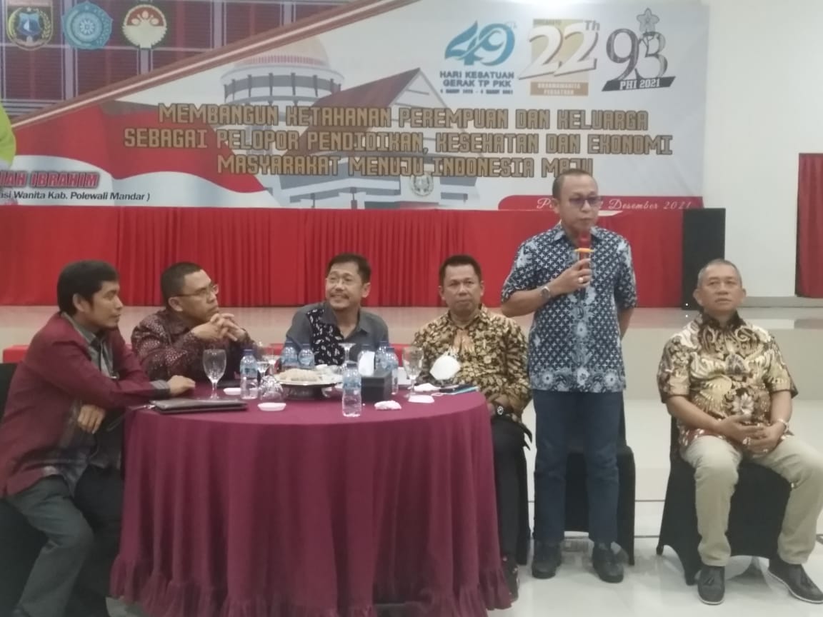 Berkunjung ke Rujab Bupati Polman, Agus: Saya Datang Sebagai Ketua PDIP, PISPI dan Sahabat